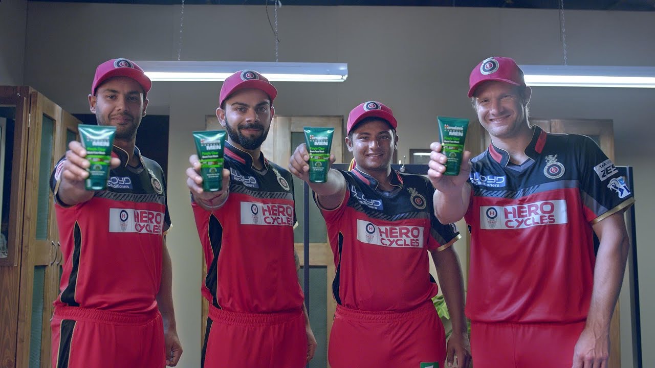 Himalaya MEN x Royal Challengers Bangalore campaign